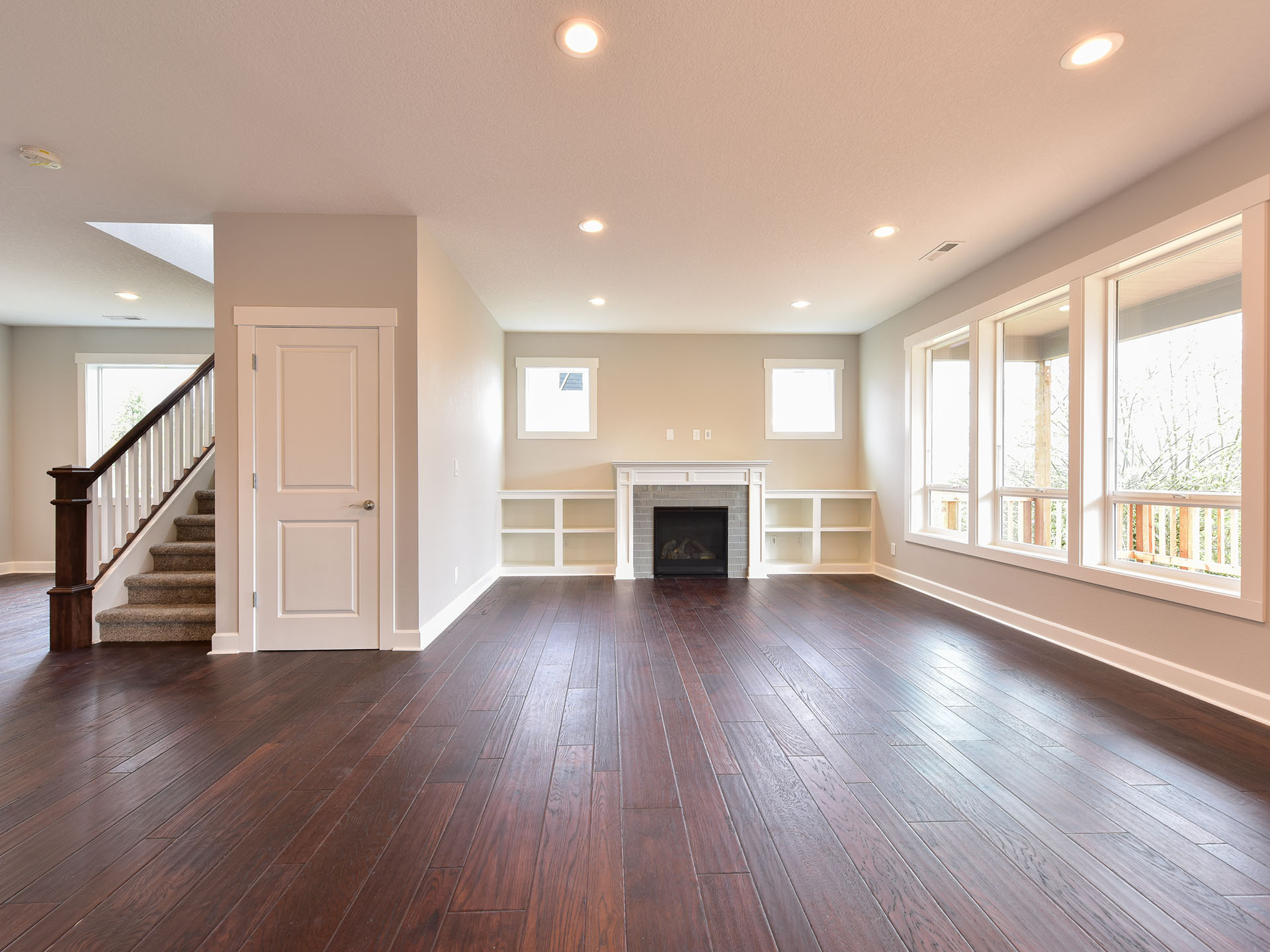 Hilltop Craftsman Fireplace